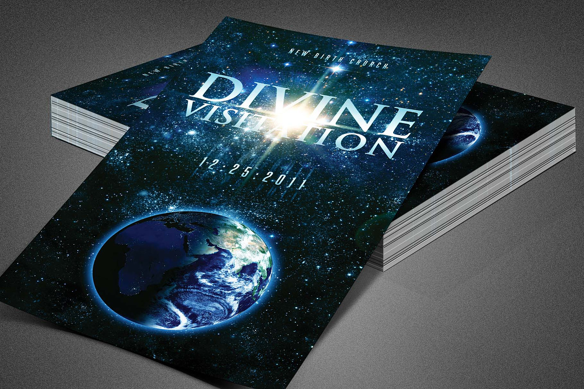 Divine Visitation Flyer Template in Flyer Templates - product preview 8