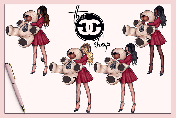 Fashion Png Planner Clipart in Illustrations - product preview 2