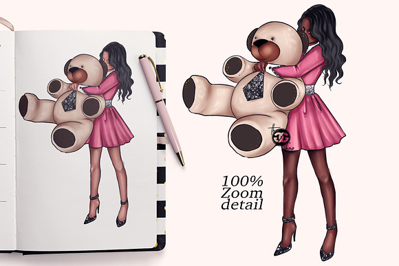 Fashion Png Planner Clipart in Illustrations - product preview 3