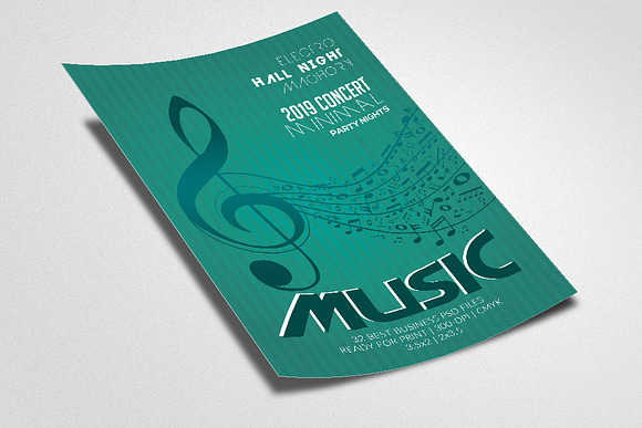 Music Concert Flyer Template in Flyer Templates - product preview 1