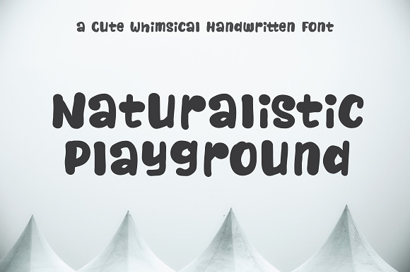 Naturalistic Playground |Handwritten in Display Fonts - product preview 5