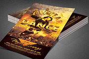 New Year Dance Off Flyer Template