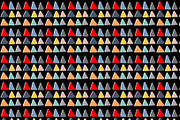 Black Pyramind Print Pattern