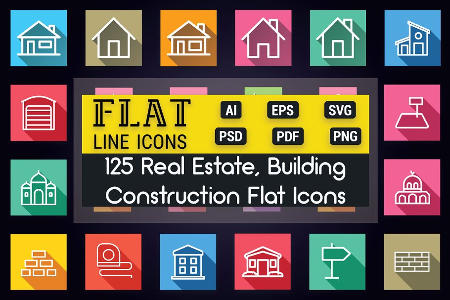 Real Estate Building & Monument Icon