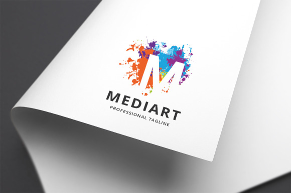 Mediart Letter M Logo in Logo Templates - product preview 2