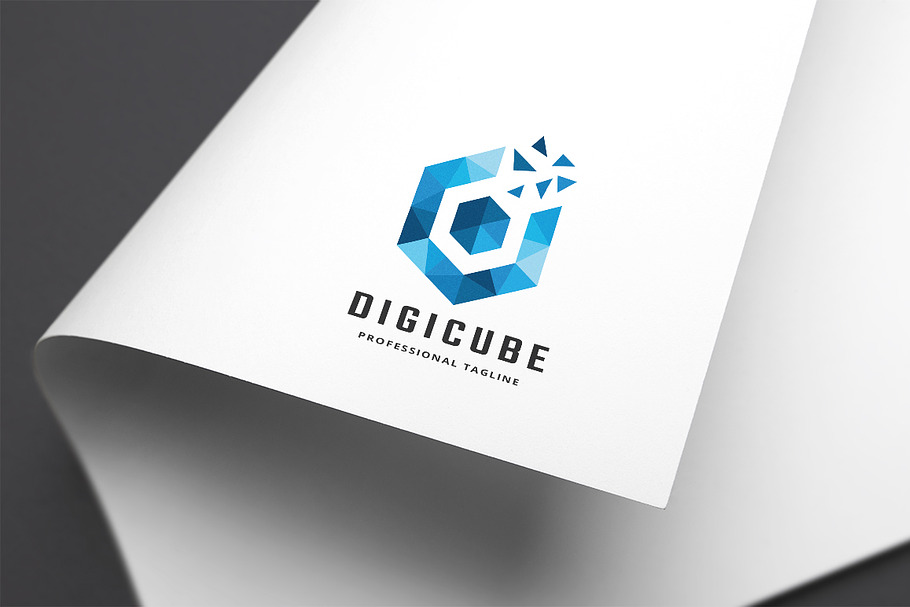 Digital Cube Logo in Logo Templates - product preview 8