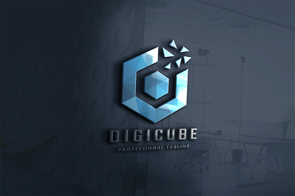 Digital Cube Logo in Logo Templates - product preview 1