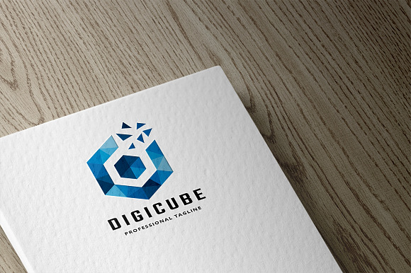 Digital Cube Logo in Logo Templates - product preview 2