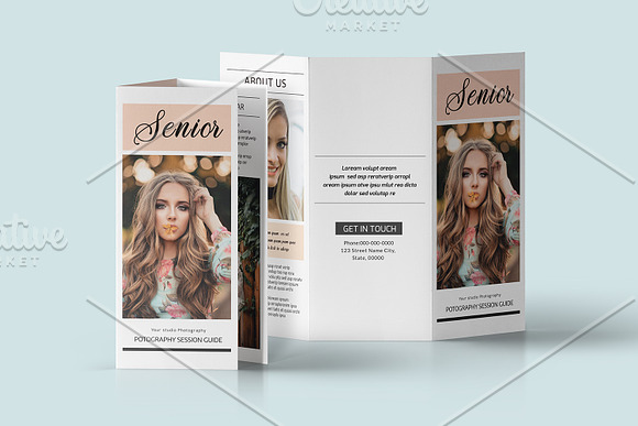 Trifold Photography Brochure - V874 in Brochure Templates - product preview 2