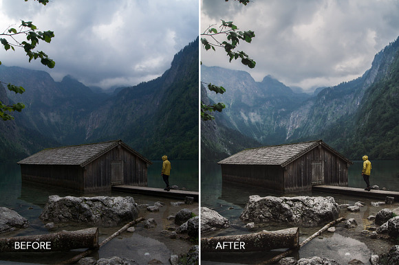 DEEP MOODY LIGHTROOM PRESETS in Add-Ons - product preview 4