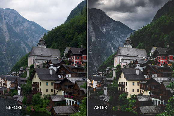 DEEP MOODY LIGHTROOM PRESETS in Add-Ons - product preview 7