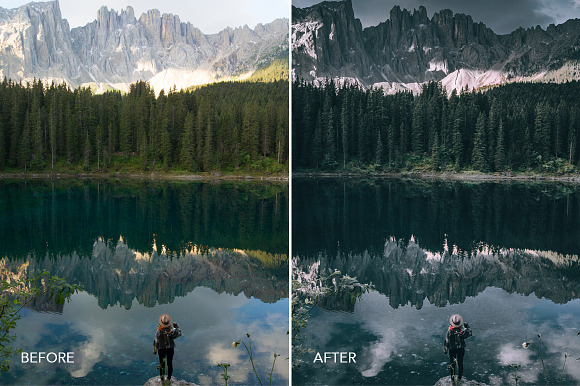 DEEP MOODY LIGHTROOM PRESETS in Add-Ons - product preview 9