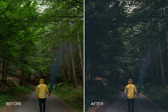 DEEP MOODY LIGHTROOM PRESETS in Add-Ons - product preview 10
