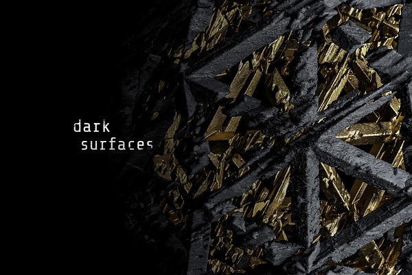 Dark Surfaces. Detailed Shapes Set