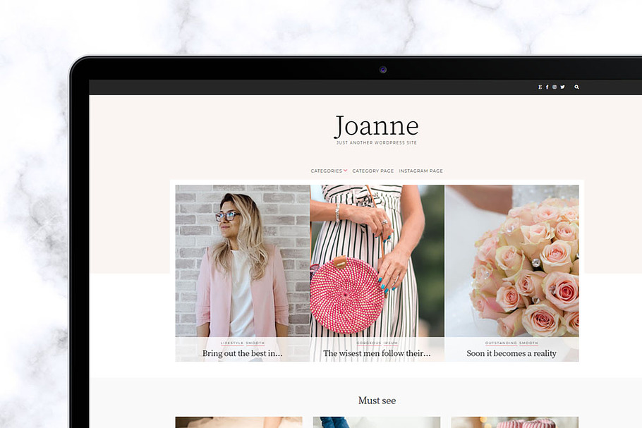 WordPress Blog Theme - Joanne in WordPress Blog Themes - product preview 8