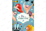 Circus Carnival Show Vintage Poster