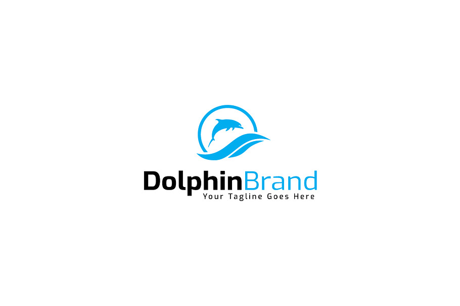 Dolphin Brand Logo Template in Logo Templates - product preview 8