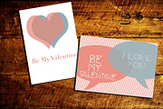 Valentine's day posters and cards