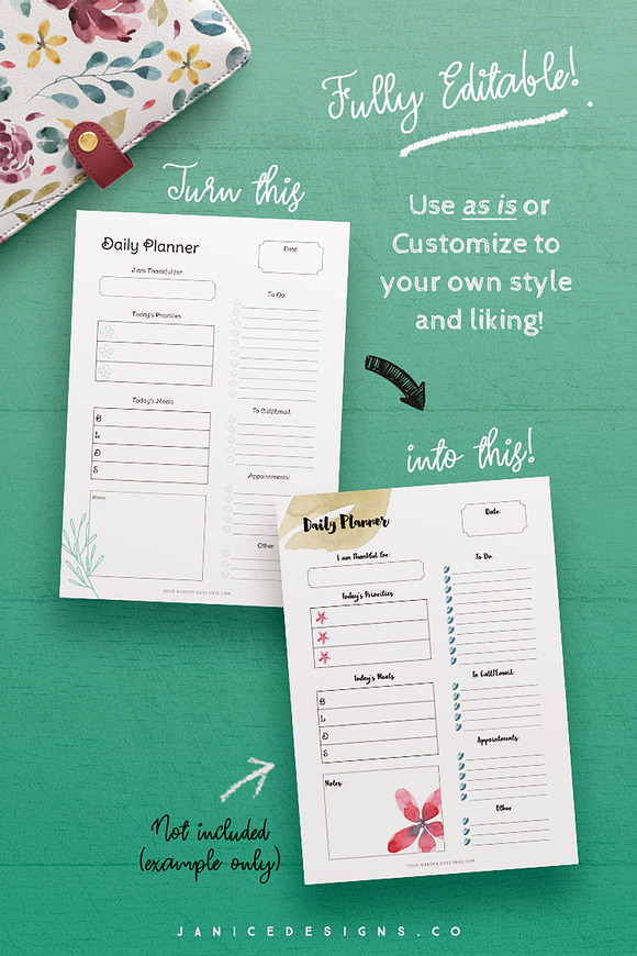 InDesign Planner Template in Templates - product preview 2