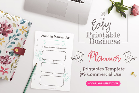 InDesign Planner Template in Templates - product preview 6