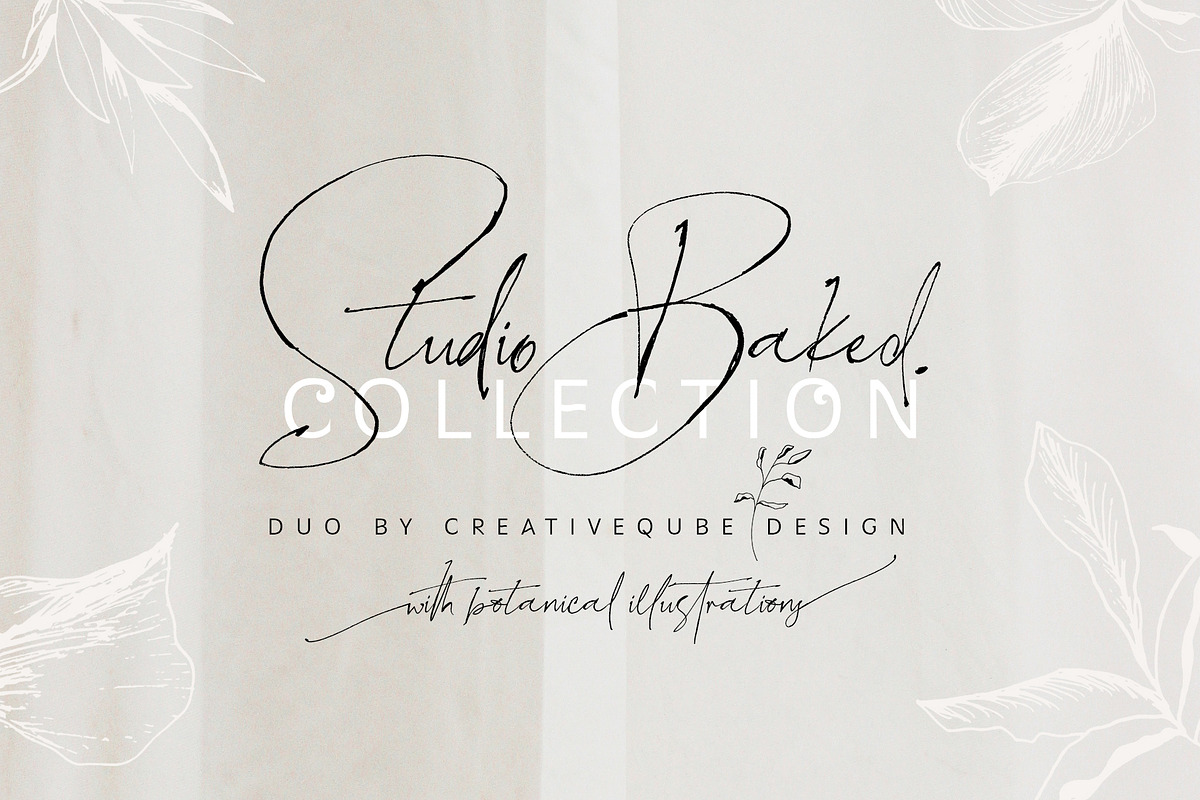 Studio Baked Font Collection in Script Fonts - product preview 8