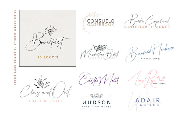 Studio Baked Font Collection in Script Fonts - product preview 17