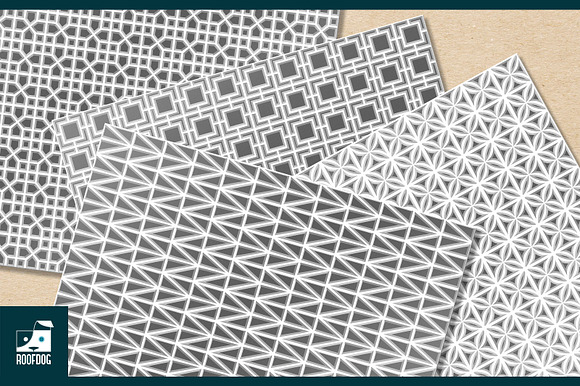 Mid-century breeze block pattern in Patterns - product preview 2