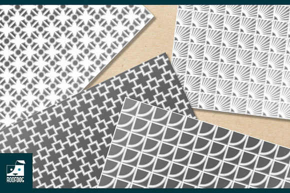 Mid-century breeze block pattern in Patterns - product preview 3