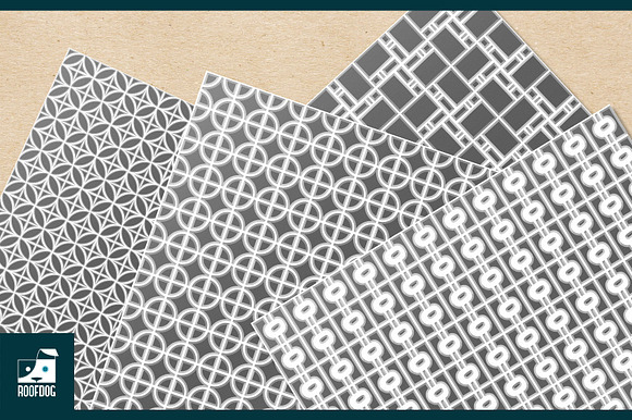 Mid-century breeze block pattern in Patterns - product preview 4