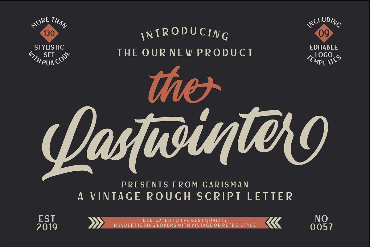The Lastwinter - Vintage Script in Script Fonts - product preview 8