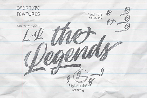 The Lastwinter - Vintage Script in Script Fonts - product preview 2