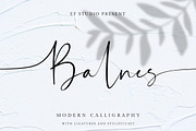 Balnes | Modern Script