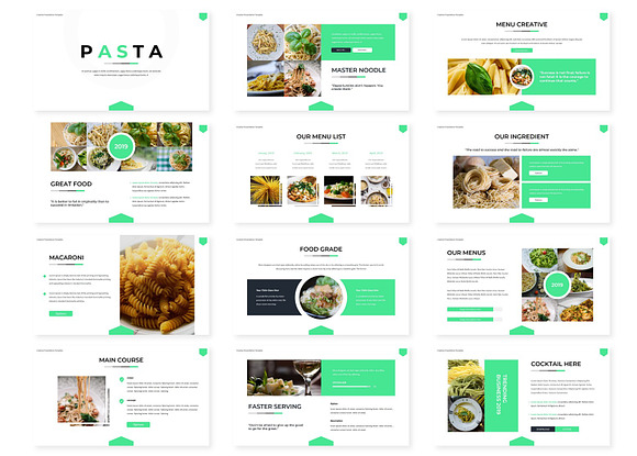 Pasta - Google Slides Template in Google Slides Templates - product preview 1