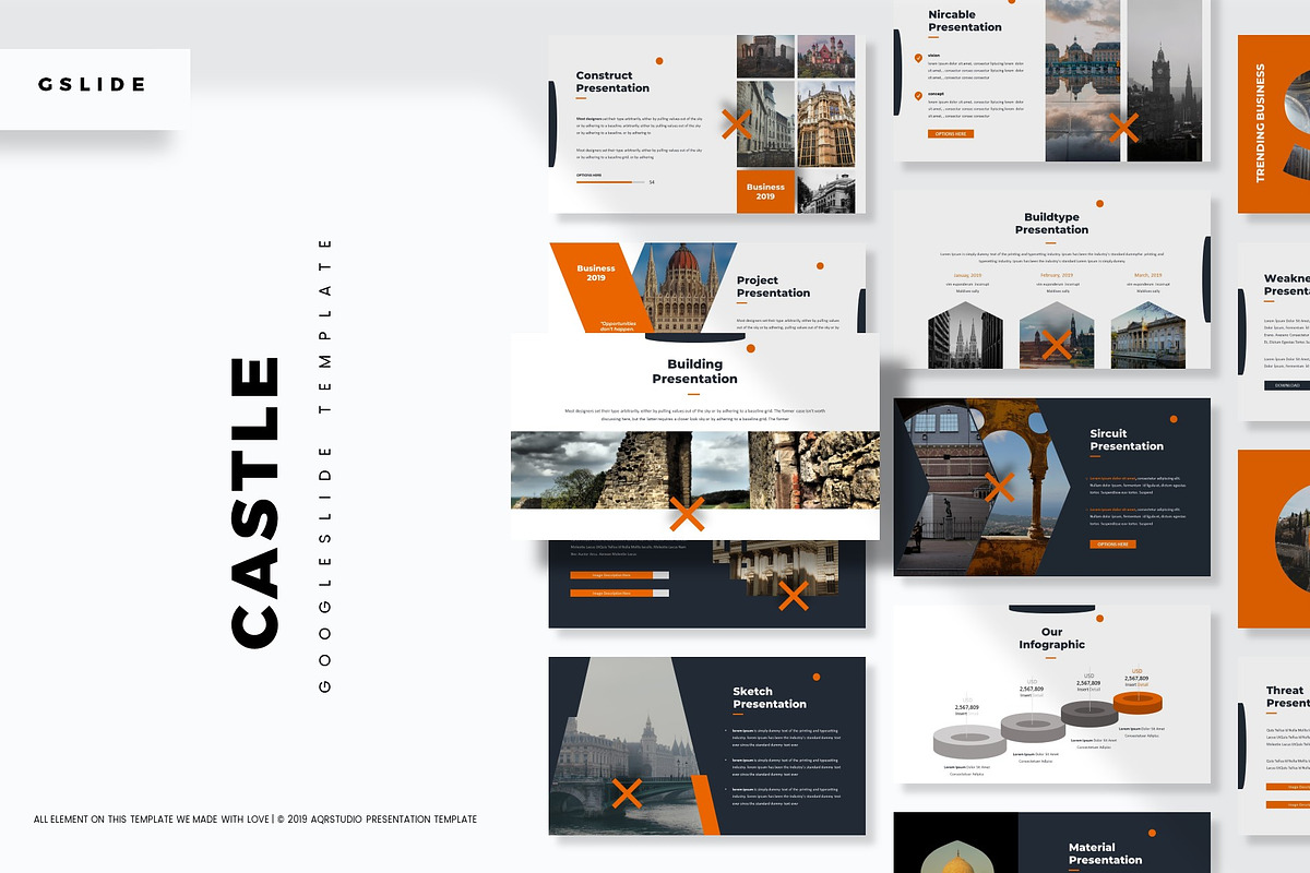 Castle - Google Slides Template in Google Slides Templates - product preview 8