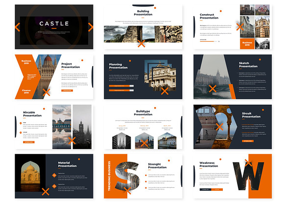 Castle - Google Slides Template in Google Slides Templates - product preview 1