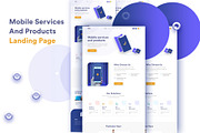 Service and Products Landing Page