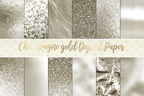 Champagne gold textures