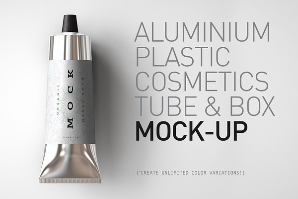 Aluminium Plastic Tube Mock-Up