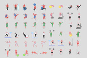 Fitness Activity Characters