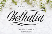 Bethalia Script Font