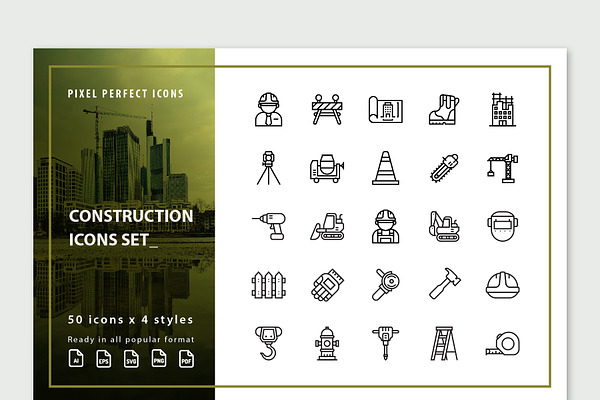 Constructions Icon Set