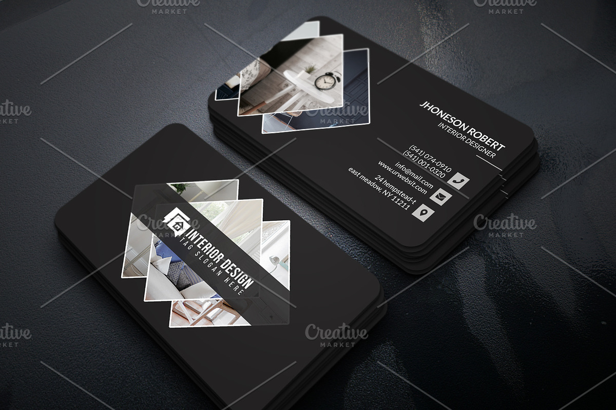 Interior Designer Business Card Business Card Templates