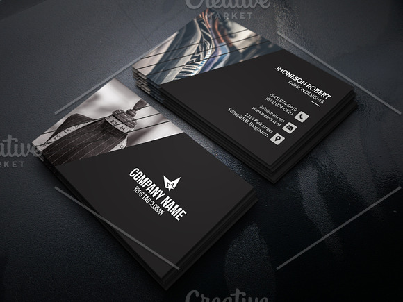 Fashion Business Card in Business Card Templates - product preview 1