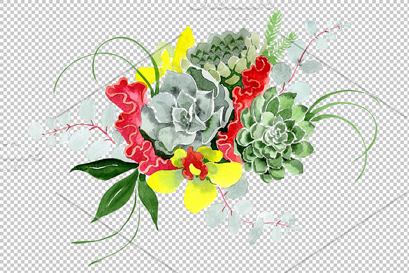 Bouquet "Long-awaited happiness" in Illustrations - product preview 1