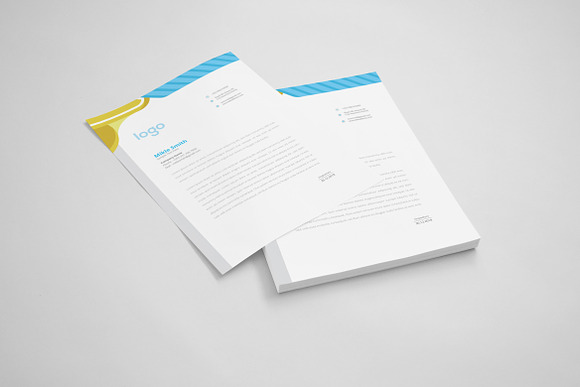 Minimal Letterhead Design Template in Stationery Templates - product preview 1