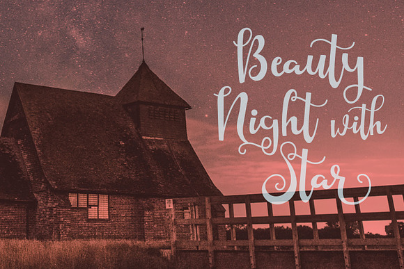 Starlight Script Style in Script Fonts - product preview 7