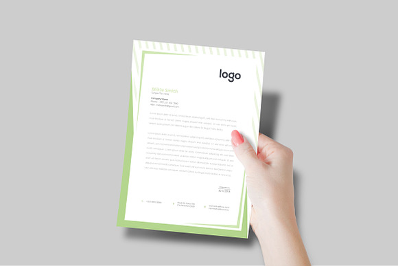 Creative Letterhead Template in Stationery Templates - product preview 1