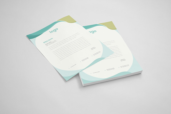 Corporate Letterhead Template in Stationery Templates - product preview 2