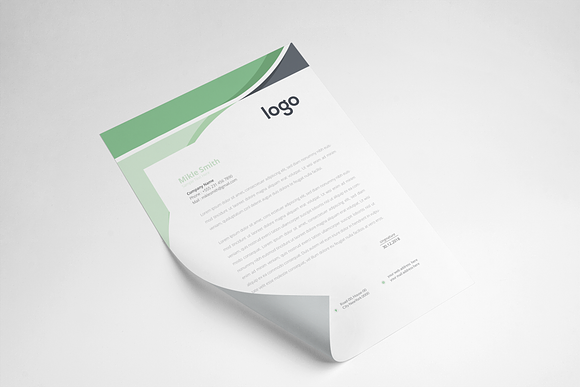 Creative Green and Black Flyer in Stationery Templates - product preview 4