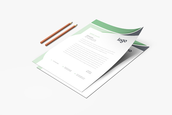 Creative Green and Black Flyer in Stationery Templates - product preview 5
